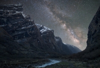 Milkyway above the Himalayas