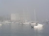 Casino Point foggy morning
