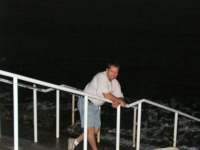Me on the dive steps at casino point