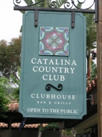 Catalina Country Club sign